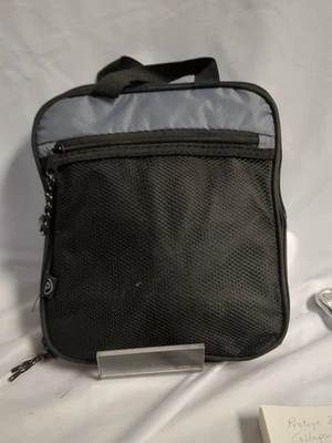 Protege 20" Collapsible Travel Duffel Bag Black/Gray Compact Versatile Carry On - Image 1 of 4