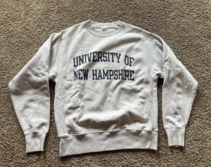 Vintage University of New Hampshire Sweatshirt Sz Small Champion Heather Gray - Picture 1 of 6