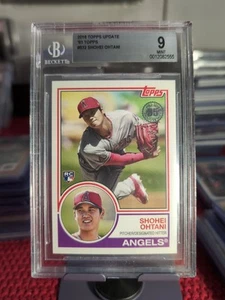 2018 Topps Update Series - 1983 Topps Design Shohei Ohtani (RC) BGS 9 - Bild 1 von 2