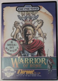 Warrior of Rome Sega Genesis CIB Cleaned and Tested Working