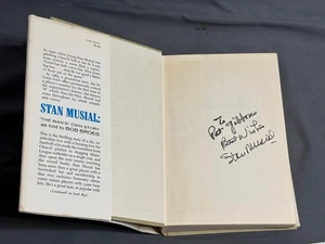 STAN MUSIAL The Mans Story BOB BROEG Erstausgabe 1964 Buch SIGNIERT Autogramm 2x - Bild 1 von 11