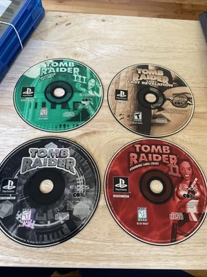 Lara Croft Tomb Raider 1, 2, 3, The Last Revelation Sony Playstation 1 диски - Изображение 1 из 2