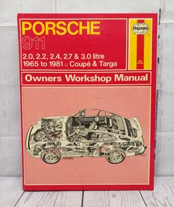 Porsche 911 Workshop Repair Manual 1965-1985 Haynes 2.0 2.2 2.4 2.7 3.0 VGC - Picture 1 of 5