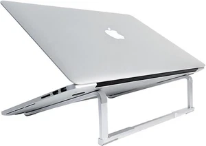 Soporte plegable para computadora portátil para elevador de computadora portátil de escritorio 10-18 pulgadas - Soporte para computadora portátil - Aluminio - Imagen 1 de 8