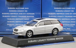 Kyosho 1/64 Subaru Collection Subaru Legacy Touring Wagon BP5 2003 Silver - Picture 1 of 4