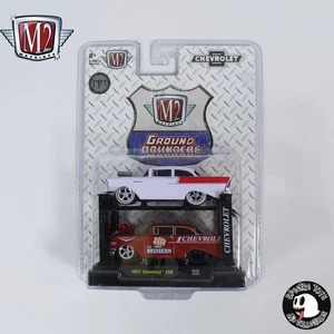 M2 Machines Ground Pounder '57 Chevy 150 1:64 33000 Series - Auto Lift R22 21-07 - Bild 1 von 4