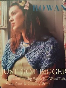 Rowan Kim Hargreaves Chunky knitting pattern Book Big Just Got Bigger - Picture 1 of 22