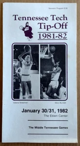 1982 Tennessee Tech-Middle Tennessee Men's/Women's Basketball Program - Imagen 1 de 3