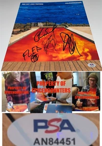 RED HOT CHILI PEPPERS FLEA JOHN FRUSCIANTE CHAD SMITH SIGNED ALBUM EXACT PROOF - Picture 1 of 5