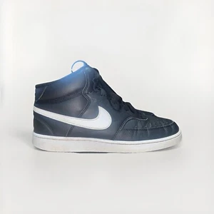 Nike Court Vision Mid Next Nature Men's 9 Sneaker Black White Casual Shoes #001 - Picture 1 of 7