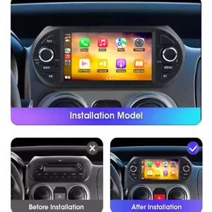 7'' Android13 Autoradio Stereo GPS Navi BT Carplay 64G per Für FIAT Fiorino Qubo - Bild 1 von 19
