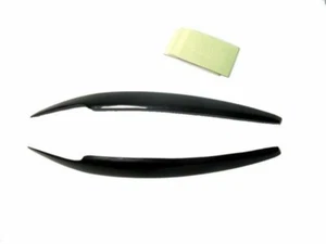 For 2002-2008 Audi A3 S3 8P Black eyelid eyebrows Headlight Covers Unpainted - Picture 1 of 2