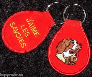 SCHLÜSSELANHÄNGER SOUVENIR SAVOIE Bernhardiner Lawinenhund Skifahren Alpen Alps - Bild 1 von 1