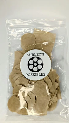 SURLEY'S POSSIBLES Rolling Papers for Cap & Ball Revolvers Black Powder Paper Cartridge Tubes