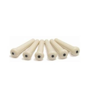 Alfiler puente de plástico para guitarra acústica Stentor blanco - Imagen 1 de 1