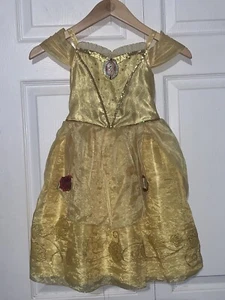 Disney Store Belle Costume Beauty & The Beast Yellow Gown Child Sz 3 - Picture 1 of 5