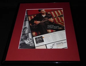Adam Levine 2007 First Act Guitars Framed 11x14 ORIGINAL Advertisement Maroon 5 - Picture 1 of 1