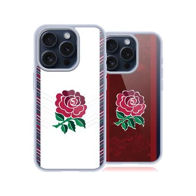 OFFICIAL ENGLAND RUGBY UNION 2024/25 CREST KIT GEL CASE FOR APPLE iPHONE PHONES - Image 1 of 4