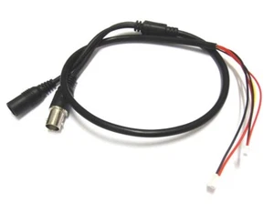 2x Conector de alimentación de video BNC&DC a cable pelado cable de extremo de CCTV para placa de cámara - Imagen 1 de 4