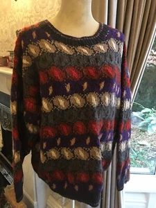 Rowan Vintage 1980's hand knitted Jumper 100% wool fair isle great condition - Picture 1 of 10