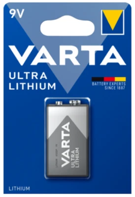Varta Lithium Battery 9V 6LR61- Blister Of 1 - 6122.301.401 - Image 1 of 2