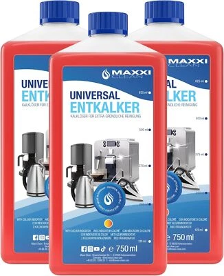 MAXXI CLEAN 2,25 L Entkalker Kaffeevollautomat alle Marken Kanister Jura Delonghi Universal