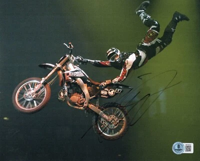 Foto Beckett BAS Autografiada Firmada FMX Motocross 8x10 JUEGOS RONNIE FAISST Foto 1 de 2