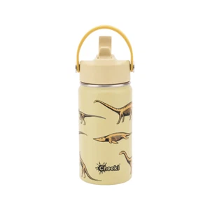 Cheeki Insulated Bottle Kids Dinosaur 400ml - Picture 1 of 1