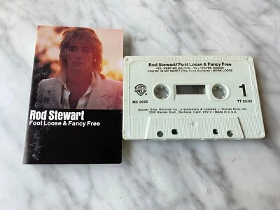 Rod Stewart Foot Loose & Fancy Free CASSETTE Tape 1977 Warner M5 3092 RARE! OOP! - Image 1 of 3