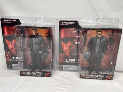 McFarlane Toys Terminator 3 T-850 Glasses & No Glasses Blood Variant (Rare) New! - Image 1 of 4
