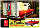 AMT Chevy Chevelle El Camino W/ Custom Camper 1:25 Model Car Kit AMT1364