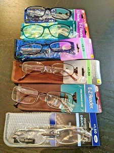 Foster Grant Reading Glasses w/Case Men or Women - SELECT STYLE & STRENGTH - Picture 1 of 21