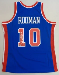 Dennis Rodman Autographed Detroit Pistons Mitchell & Ness Jersey - Picture 1 of 1