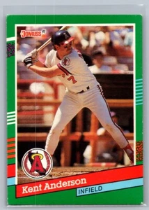 1990 Donruss Kent Anderson #525 Angles - Bild 1 von 2