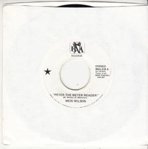 MERI WILSON - PETER THE METER READER - PROMO 45 - GREAT SHAPE - NOVELTY - Picture 1 of 2