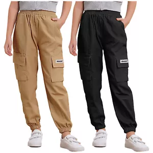 Kids Boys Sweatpants Athletic Pants Outdoor Trousers Show Dailywear Performance - Picture 1 of 30