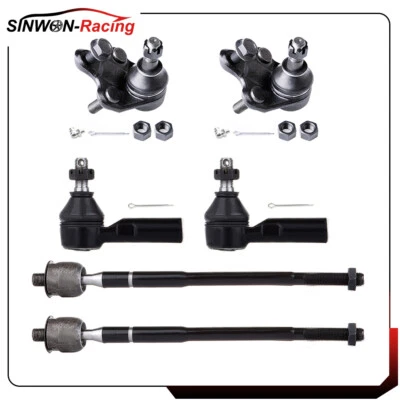 Para Chevrolet Prizm Toyota Corolla 1998-2002 6 piezas rótula dirección amarre extremo Foto 1 de 4