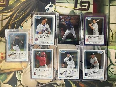 Bowman Crome RC 2011 lote de 7 tarjetas mixtas ver foto casi nuevo como nuevo Foto 1 de 4