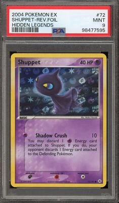 Pokemon Shuppet EX Hidden Legends Reverse Holo #72 PSA 9 Mint - Image 1 of 2