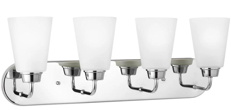 Sea Gull Kerrville 4 Light 25 inch Vanity, Chrome, 4415204-05 - Image 1 of 1