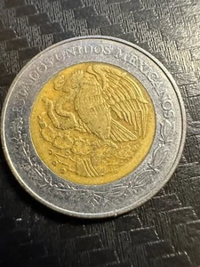 2007 Mexico 2 Pesos Coin - Aztec Sun Stone Design - Picture 1 of 2