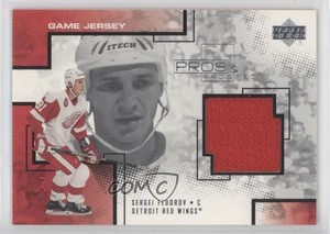 2000-01 Upper Deck Pros & Prospects Game Jerseys Sergei Fedorov #SF HOF