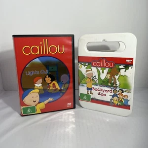 Caillou DVD Bundle Lot PBS Kids Children Animation Kids Family Adventure - Foto 1 di 7