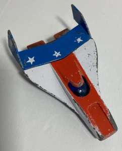 Vintage Captain America Jet Car King Features Syndicate LJN Marvel Road Star - Picture 1 of 11