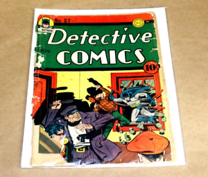 Detective Comics #57 Nov. 1941- Batman & Robin - Golden Age - Bob Kane Cover Art