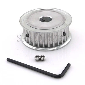 Puleggia cinghia distribuzione alluminio HTD5M 30 denti foro 12,7 mm larghezza 16 mm motore passo-passo - Foto 1 di 5