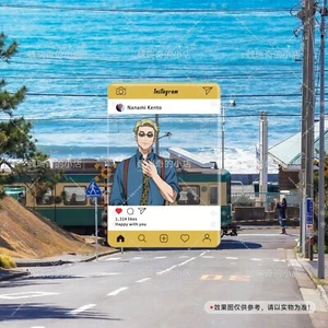 Jujutsu Kaisen Nanami Kento Anime Butamine Acrylic Card Photo Transcard Gift A - Picture 1 of 3