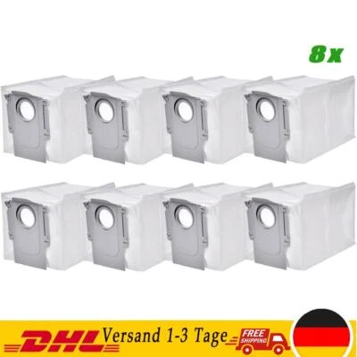 MARKENLOS 8 Staubbeutel Zubehör Für Roborock Q Revo, Qrevo Slim, Qrevo Master, Q Revo Curv