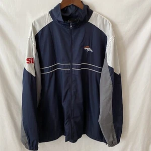 Denver Broncos Mens 2XL Sports Illustrated Dunbrooke Full Zip Windbreaker NFL - Picture 1 of 12