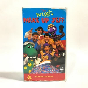 THE WIGGLES Wake Up Jeff VHS 1996 Vintage Retro Good Condition - AUS SELLER - Picture 1 of 5